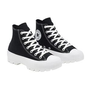 Converse Lugged Chuck Taylor All Star Sneakers High Top Platform Black White 7